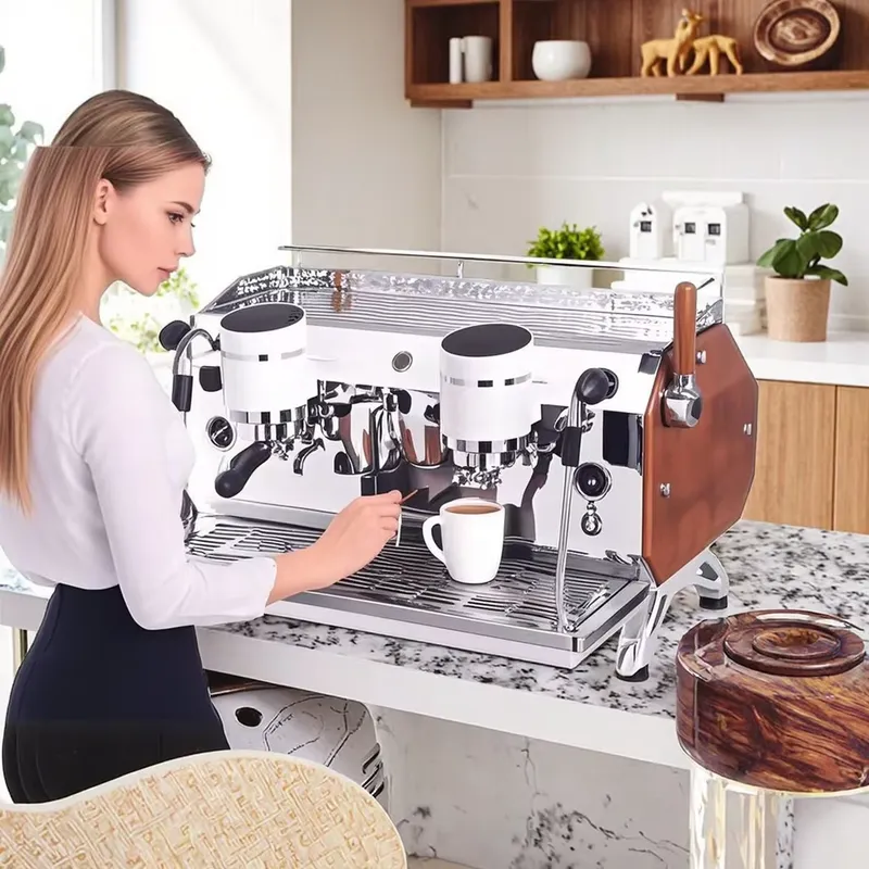 Máquina de café espresso comer - Espresso Machine Semi Auto reseña y precio