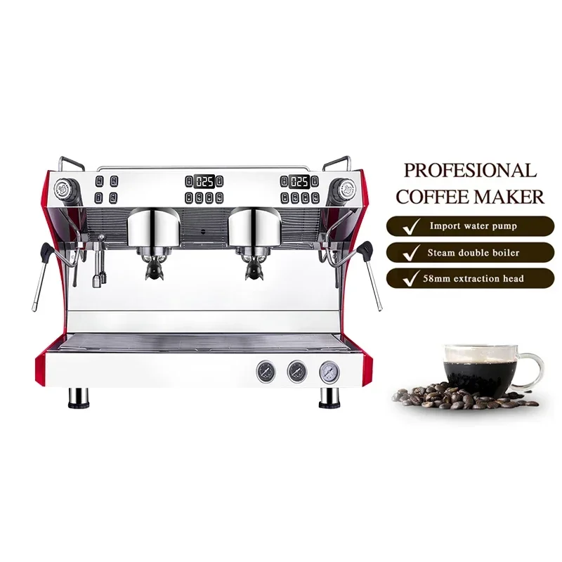 Cafetera Espresso Comercial Se - Espresso Machine Semi Auto reseña y precio