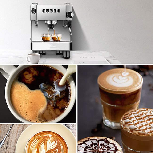Cafetera italiana clásica semi - Espresso Machine Semi Auto reseña y precio