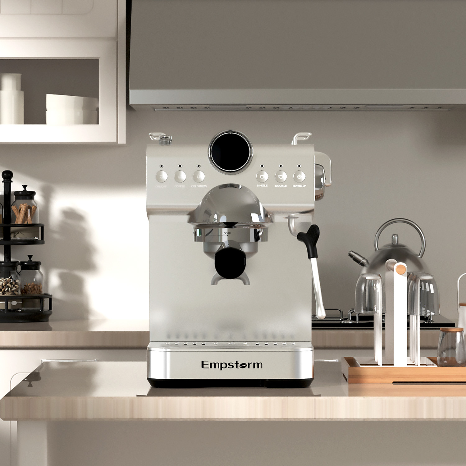 Empstorm CB1 Cafetera Espresso - Espresso Machine Semi Auto reseña y precio