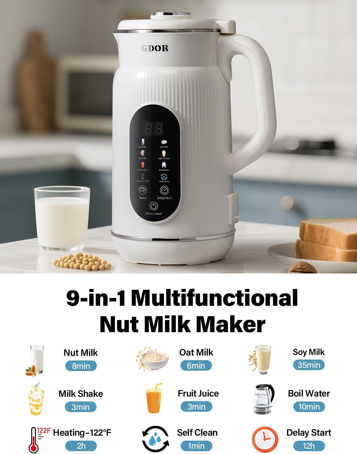 Máquina Inteligente para Leche - Soy Milk Maker reseña y precio