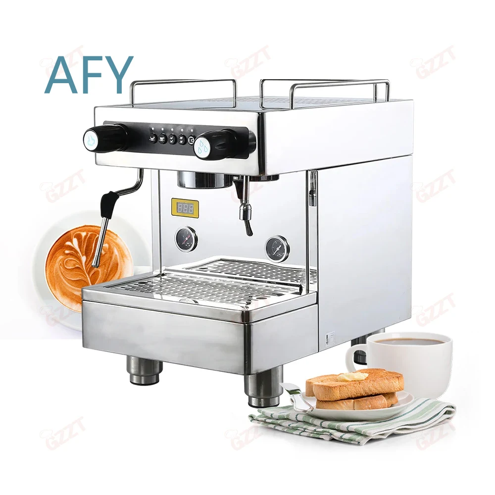 Máquina de café comercial de 6 - Espresso Machine Semi Auto reseña y precio