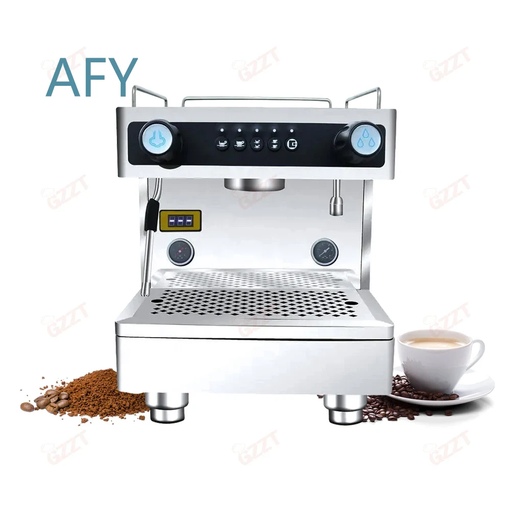 Máquina de café comercial de 6 - Espresso Machine Semi Auto reseña y precio