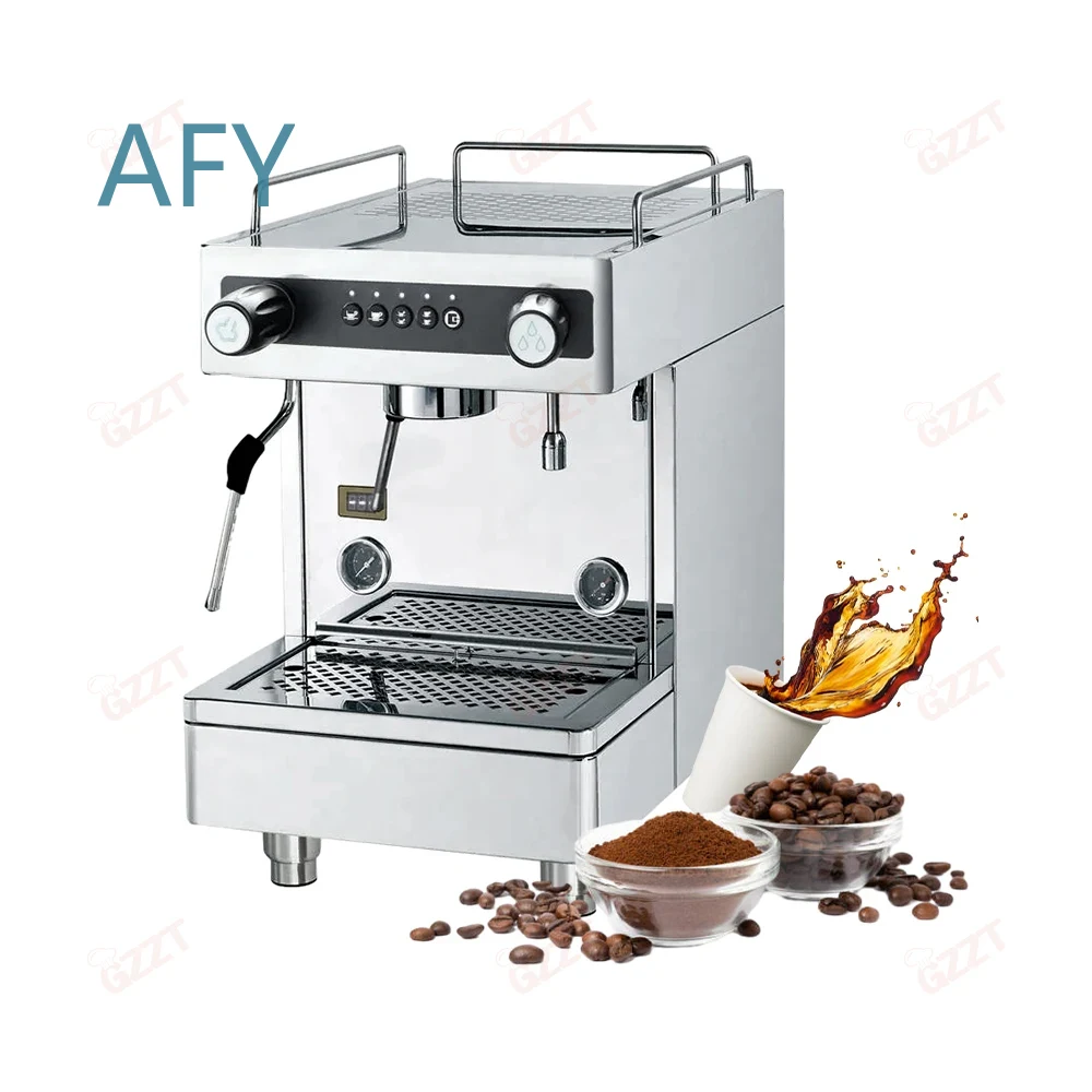 Máquina de café comercial de 6 - Espresso Machine Semi Auto reseña y precio