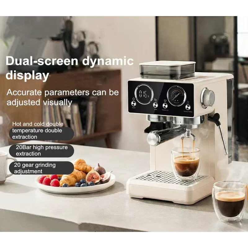 Máquina de Espresso Semiautomá - Espresso Machine Semi Auto reseña y precio